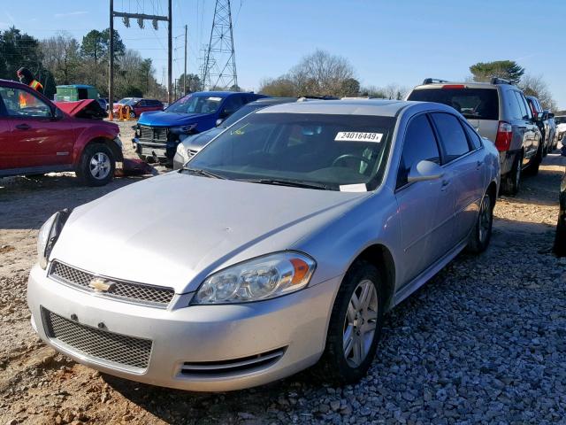 2G1WB5E31E1163359 - 2014 CHEVROLET IMPALA LIM SILVER photo 2