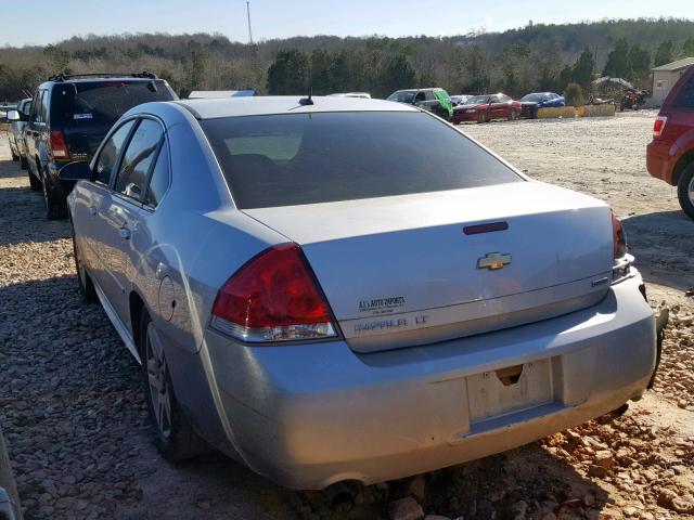 2G1WB5E31E1163359 - 2014 CHEVROLET IMPALA LIM SILVER photo 3