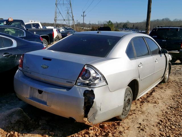 2G1WB5E31E1163359 - 2014 CHEVROLET IMPALA LIM SILVER photo 4