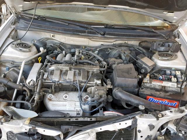 1YVGF22C415239498 - 2001 MAZDA 626 ES GRAY photo 7