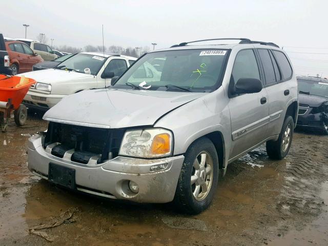 1GKDT13S442411024 - 2004 GMC ENVOY SILVER photo 2