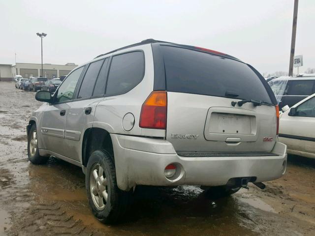 1GKDT13S442411024 - 2004 GMC ENVOY SILVER photo 3