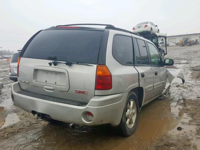 1GKDT13S442411024 - 2004 GMC ENVOY SILVER photo 4