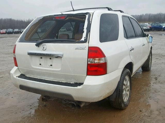 2HNYD188X3H505755 - 2003 ACURA MDX TOURIN WHITE photo 4