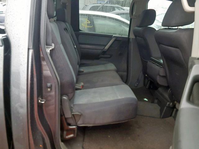 1N6AA07A76N506367 - 2006 NISSAN TITAN XE CHARCOAL photo 6