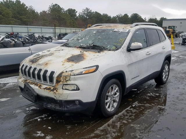 1C4PJLCB0EW244844 - 2014 JEEP CHEROKEE L WHITE photo 2