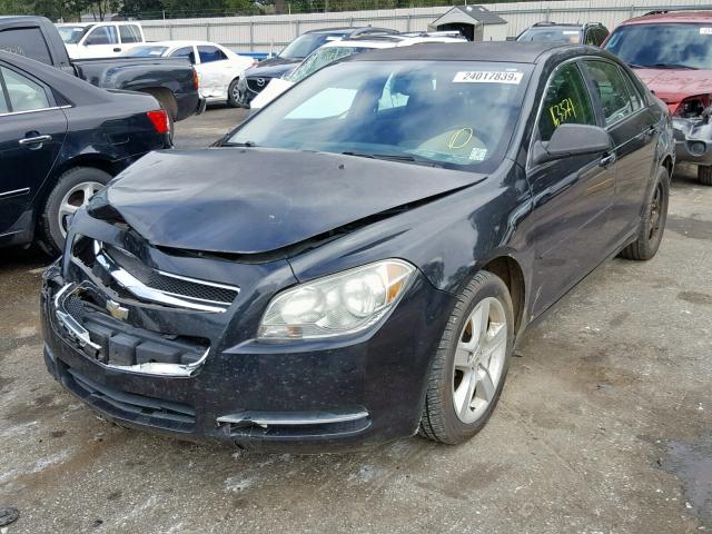 1G1ZG57K894272334 - 2009 CHEVROLET MALIBU LS BLACK photo 2