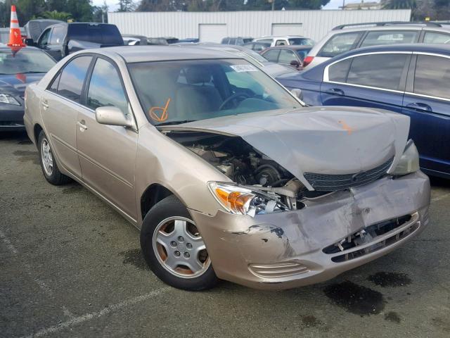 4T1BF30K53U555772 - 2003 TOYOTA CAMRY LE GOLD photo 1