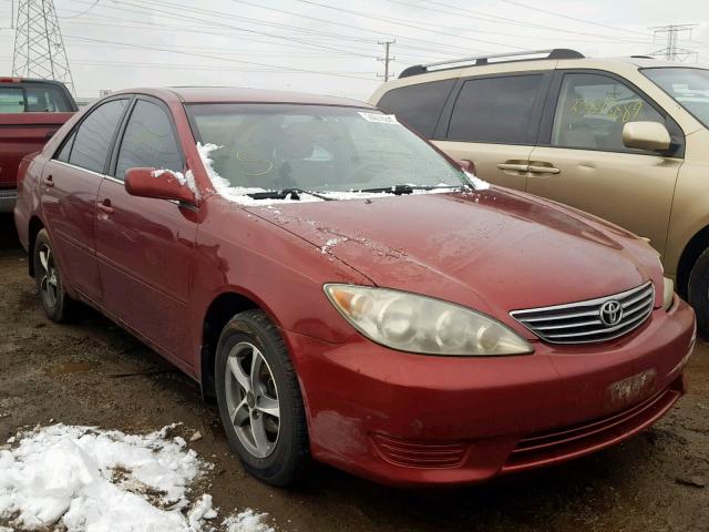 4T1BE32K75U433854 - 2005 TOYOTA CAMRY LE RED photo 1