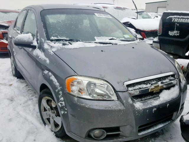 KL1TG5DE7BB256310 - 2011 CHEVROLET AVEO LT GRAY photo 1