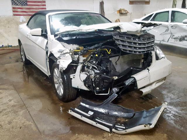 1C3BC5ED7AN148230 - 2010 CHRYSLER SEBRING TO WHITE photo 1