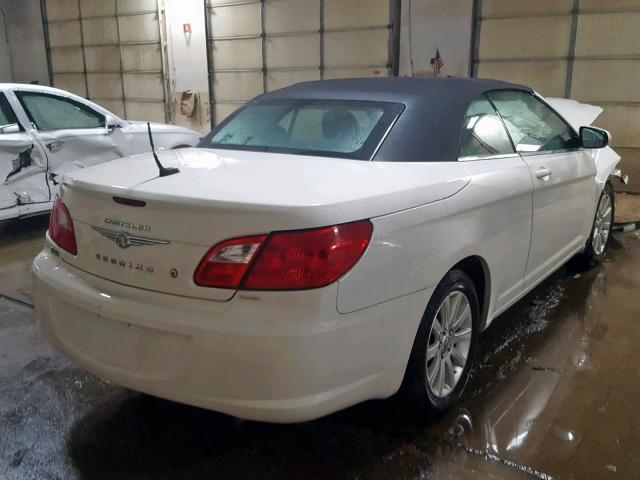 1C3BC5ED7AN148230 - 2010 CHRYSLER SEBRING TO WHITE photo 4