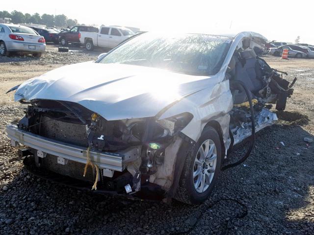 3FA6P0G71GR314331 - 2016 FORD FUSION S SILVER photo 2