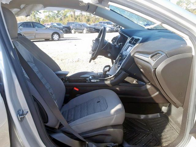 3FA6P0G71GR314331 - 2016 FORD FUSION S SILVER photo 5