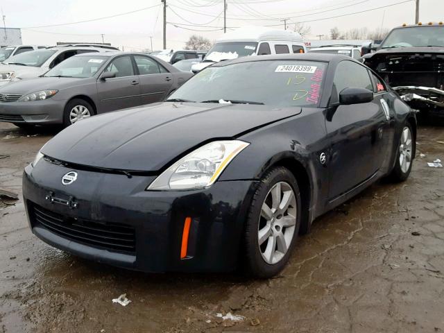 JN1AZ34D84M100017 - 2004 NISSAN 350Z COUPE BLACK photo 2