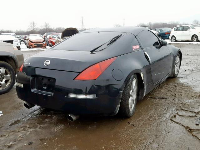 JN1AZ34D84M100017 - 2004 NISSAN 350Z COUPE BLACK photo 4