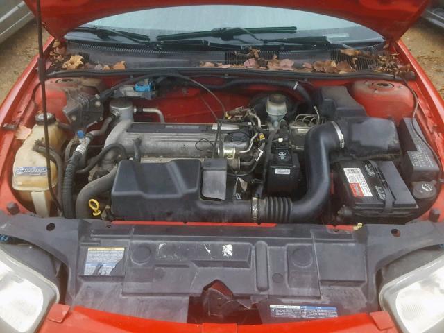 1G1JH12F937323892 - 2003 CHEVROLET CAVALIER L RED photo 7