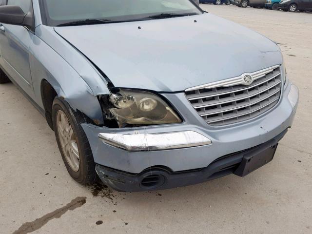 2C4GM68415R576626 - 2005 CHRYSLER PACIFICA T BLUE photo 9