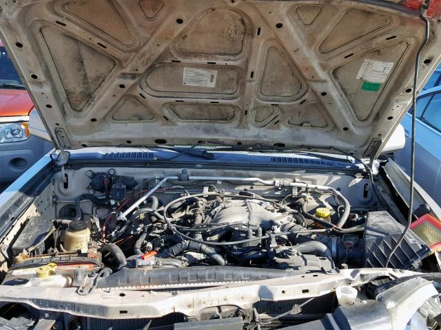 1N6ED27Y91C362102 - 2001 NISSAN FRONTIER C TAN photo 7