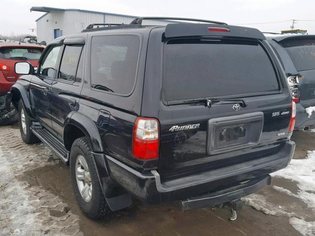 JT3HN86R010341784 - 2001 TOYOTA 4RUNNER SR BLACK photo 3