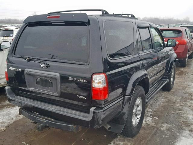 JT3HN86R010341784 - 2001 TOYOTA 4RUNNER SR BLACK photo 4