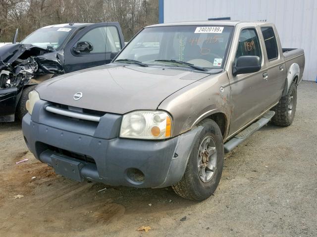 1N6ED27T83C441915 - 2003 NISSAN FRONTIER C GRAY photo 2