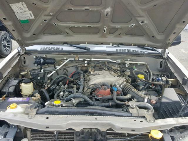 1N6ED27T83C441915 - 2003 NISSAN FRONTIER C GRAY photo 7