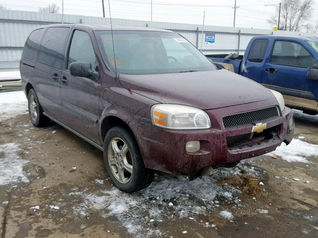 1GNDV23178D197375 - 2008 CHEVROLET UPLANDER L 勃艮第红 照片 1