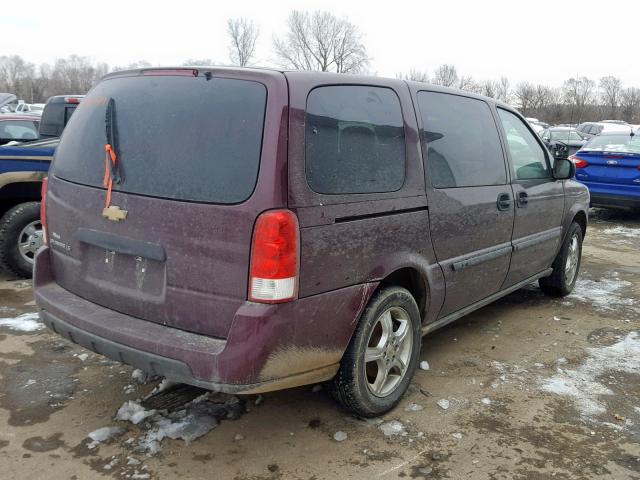 1GNDV23178D197375 - 2008 CHEVROLET UPLANDER L 勃艮第红 照片 4