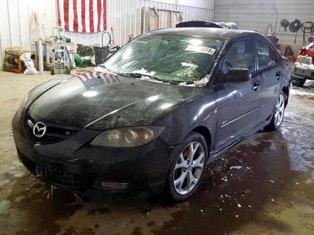 JM1BK323071616149 - 2007 MAZDA 3 S BLACK photo 2