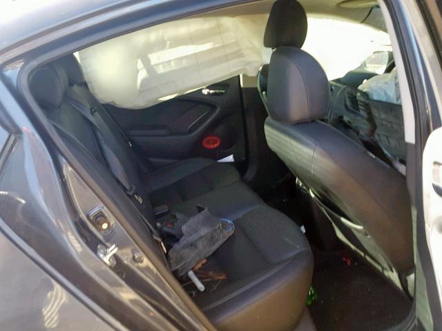 KNAFZ4A86F5378604 - 2015 KIA FORTE EX GRAY photo 6