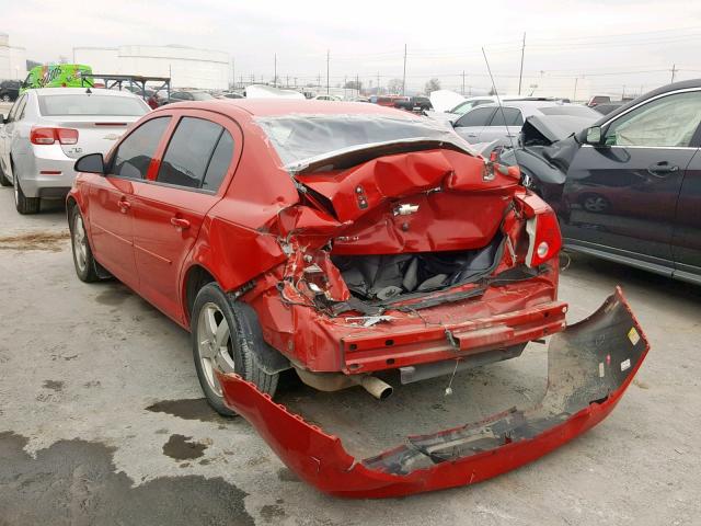 1G1AL55F467657964 - 2006 CHEVROLET COBALT LT RED photo 3