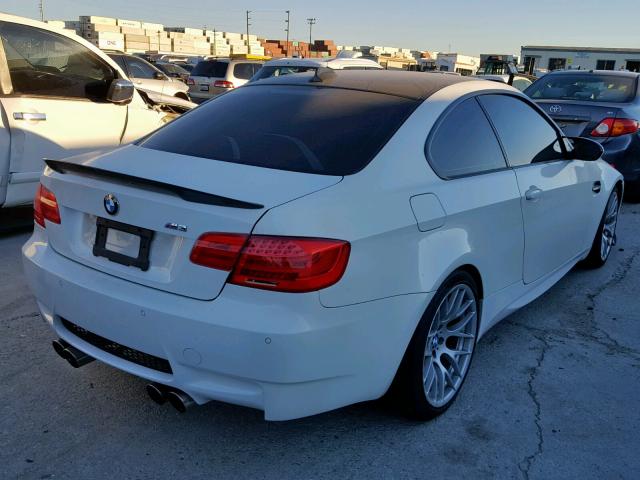 WBSKG9C59BE369213 - 2011 BMW M3 WHITE photo 4