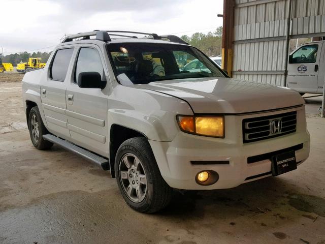 2HJYK165X6H512094 - 2006 HONDA RIDGELINE WHITE photo 1