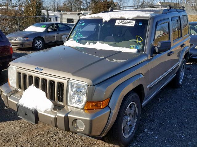 1J8HG48K16C174171 - 2006 JEEP COMMANDER 灰色 照片 2