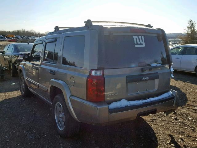 1J8HG48K16C174171 - 2006 JEEP COMMANDER 灰色 照片 3