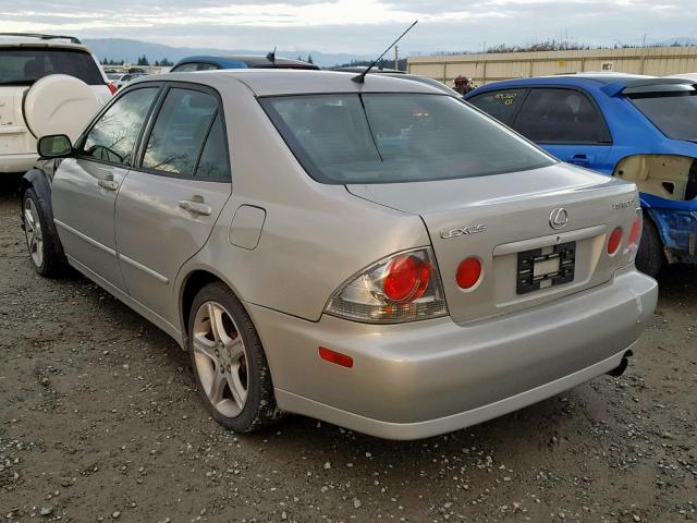 JTHBD192820045034 - 2002 LEXUS IS 300 SILVER photo 3