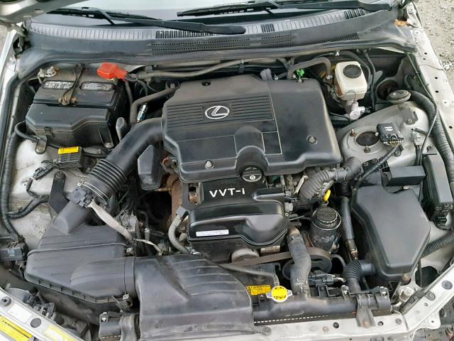 JTHBD192820045034 - 2002 LEXUS IS 300 SILVER photo 7