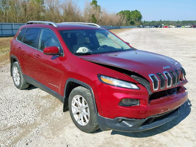 1C4PJLCS7GW135946 - 2016 JEEP CHEROKEE L RED photo 1