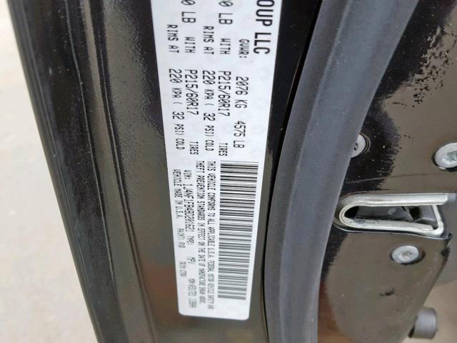 1J4NF1FB4BD201621 - 2011 JEEP COMPASS SP შავი ფოტო 10