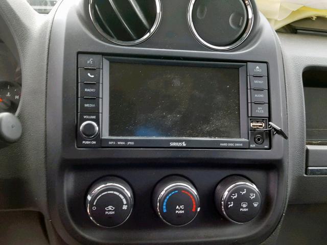 1J4NF1FB4BD201621 - 2011 JEEP COMPASS SP შავი ფოტო 9