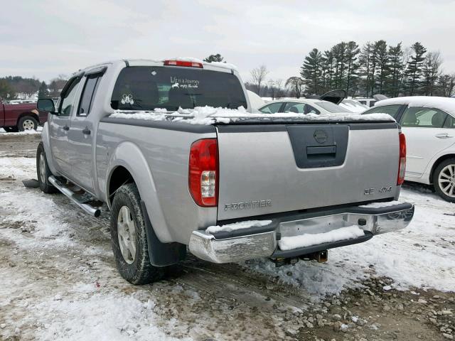 1N6AD09W98C440077 - 2008 NISSAN FRONTIER C GRAY photo 3