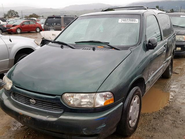 4N2XN11TXYD841095 - 2000 NISSAN QUEST SE GREEN photo 2