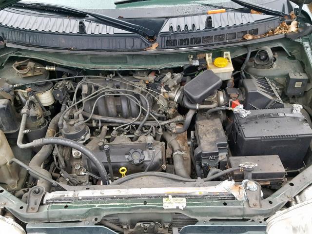 4N2XN11TXYD841095 - 2000 NISSAN QUEST SE GREEN photo 7