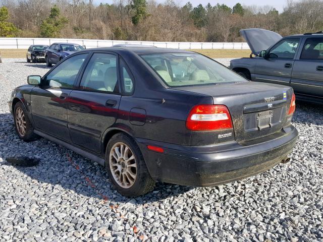 YV1VS27554F061189 - 2004 VOLVO S40 1.9T BLACK photo 3