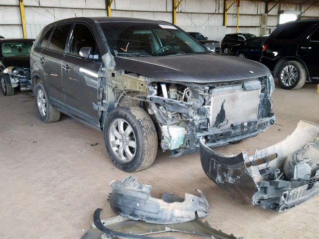 5XYKT3A12CG277059 - 2012 KIA SORENTO BA GRAY photo 1