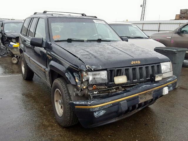 1J4GZ78Y6SC674138 - 1995 JEEP GRAND CHER BLACK photo 1