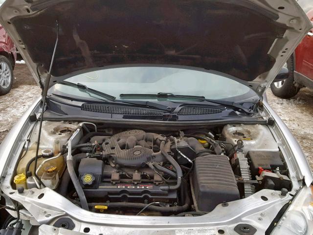 1C3EL55R22N338656 - 2002 CHRYSLER SEBRING LX SILVER photo 7