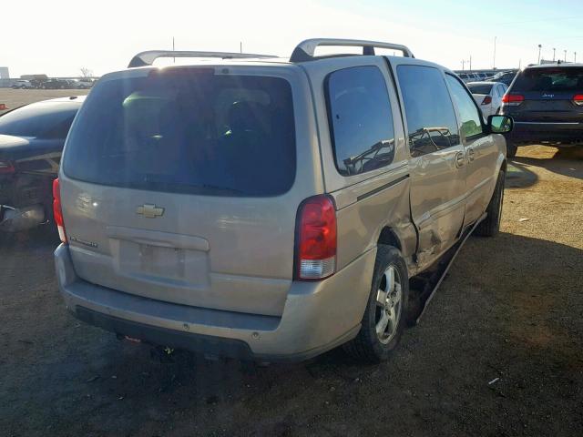 1GNDV33107D116611 - 2007 CHEVROLET UPLANDER BEIGE photo 4