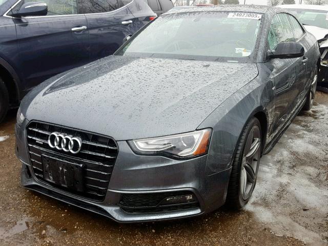 WAUMFAFR3EA036002 - 2014 AUDI A5 PREMIUM GRAY photo 2